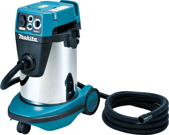 Makita VC3211HX1, Tørr & våt, Sort, Blå, Rustfritt stål, H, 40 l, 32 l, 27 l