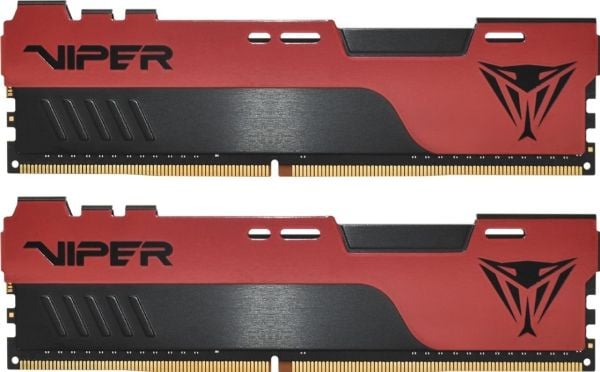 Viper Elite II - DDR4 - sett - 64 GB: 2 x 32 GB - DIMM 288-pin - 3600 MT/s / PC4-28800 - CL20 - 1.35 V - ikke-bufret - ikke-ECC - svart, rød