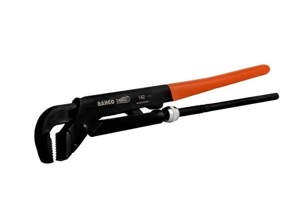 Bahco Swedish Model, Svart, Orange, Rörtång i svensk modell, Orange, 16 cm, 90°, Stål Bahco Swedish Model, Svart, Orange, Rörtång i svensk modell, Orange, 16 cm, 90°, Stål