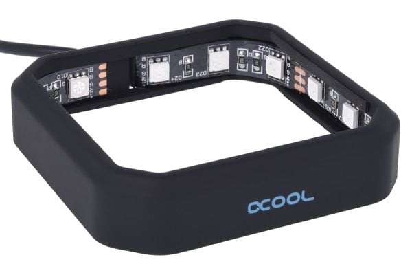 Alphacool Aurora XPX, Polyoksymetylen (POM), Svart, 4-pin, 75 mm, 75 mm, 17 mm
