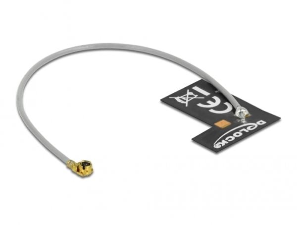Delock - Antenne - Smart Home - 2 dBi - innendørs, intern, klebemontering - svart
