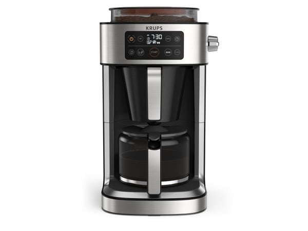 Krups Aroma Partner KM760D, Kaffebrygger (drypp), Malt kaffe, Svart, Sølv