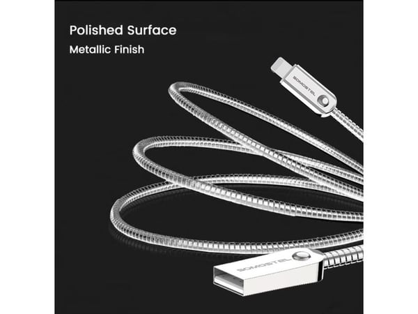 SOMOSTEL SMS-BJ01, 1 m, Lightning, USB-C, hankontakt, hankontakt, svart