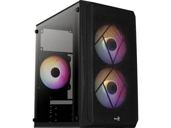 AeroCool - - mikro ATX - ingen strømforsyning - USB/lyd