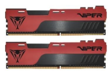 Viper Elite II - DDR4 - sett - 64 GB: 2 x 32 GB - DIMM 288-pin - 3600 MT/s / PC4-28800 - CL20 - 1.35 V - ikke-bufret - ikke-ECC - svart, rød
