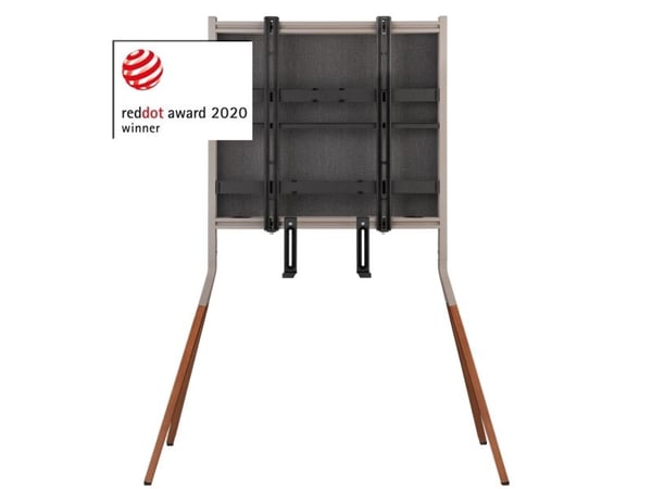 One For All Falcon Universal WM 7481 - Stativ - for LCD TV / lydstang - valnøtt, rødmetallsgrå - skjermstørrelse: 32"-70" - plassering på gulv