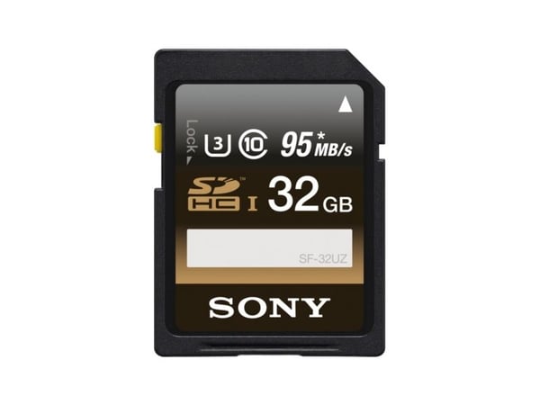 Sony SF-32UZ, 32 GB, SDHC, Luokka 10, 95 MB/s, Musta