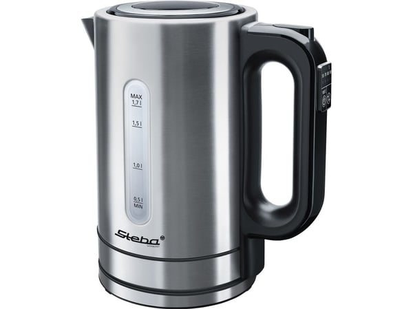 Steba WK 21 INOX, 1,7 L, 2200 W, Rustfritt stål, Plast, Rustfritt stål, Justerbar termostat, Vannmåler