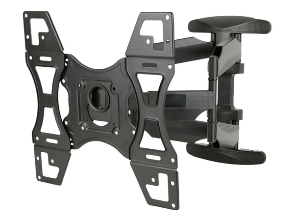 Multibrackets M VESA Flexarm Full Motion Dual - Brakett - for flatpanel - stål, plastikk - svart - skjermstørrelse: 40"-70" - veggmonterbar