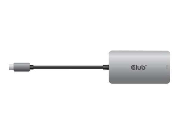 Club 3D CAC-1510-A USB-C til DVI-D-adapter for Apple Cinema Displays, sølv