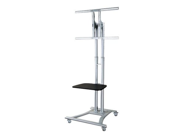 Neomounts PLASMA-M1800E - Vogn - for flatpanel / AV-utstyr - sølv - skjermstørrelse: 27"-70"