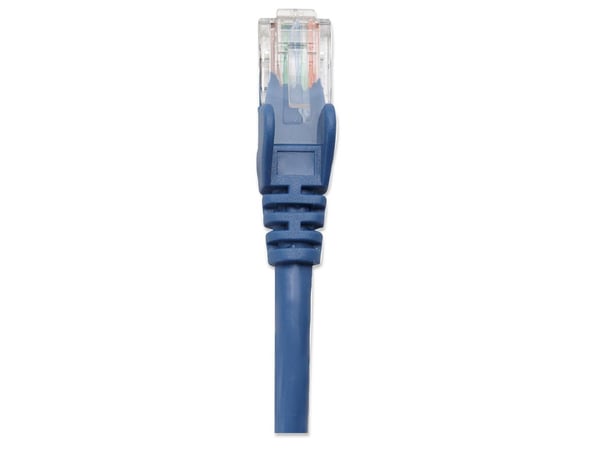 Intellinet Network Patch Cable, Cat5e, 1.5m, Blue, CCA, U/UTP, PVC, RJ45, Gold Plated Contacts, Snagless, Booted, Lifetime Warranty, Polybag - Kobl...