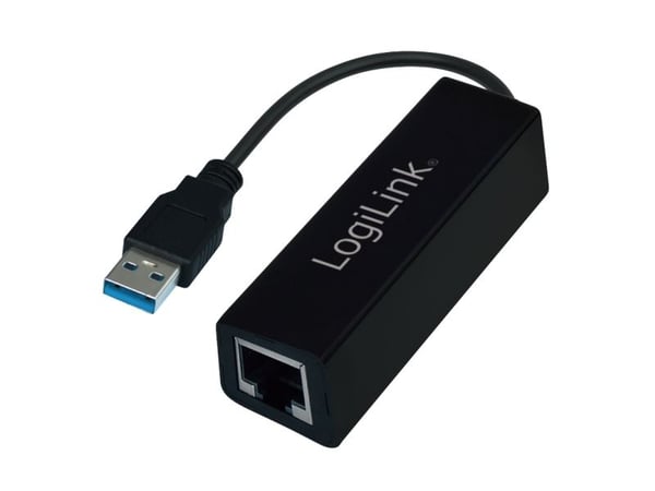 LogiLink USB 3.0 to Gigabit Adapter - Nettverksadapter - USB 3.0 - 1GbE - 1000Base-T