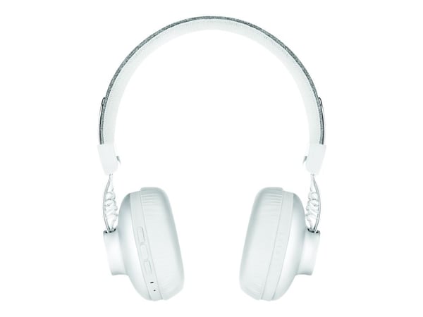 House of Marley Positive Vibration 2 Wireless - Hörlurar med mikrofon - på örat - Bluetooth - trådlös - silver