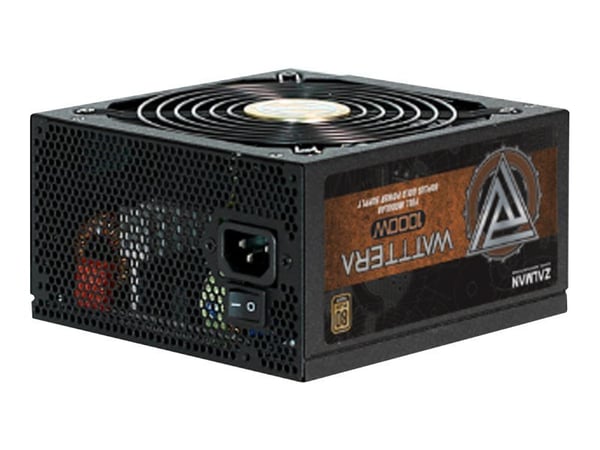 ZALMAN WATTTERA ZM1000-EBTII - Strømforsyning (intern) - ATX12V 2.3/ EPS12V - 80 PLUS Gold - AC 100-240 V - 1000 watt - aktiv PFC