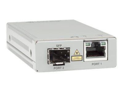 Allied Telesis AT MMC2000/SP - Valokuitumuuntaja - 1GbE - 10Base-T, 1000Base-X, 100Base-TX, 100Base-X, 1000Base-T - RJ-45 / SFP (mini-GBIC) - op ti...