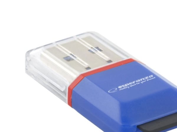 Esperanza EA134B - Kortleser (TransFlash, microSD, microSDHC) - USB 2.0