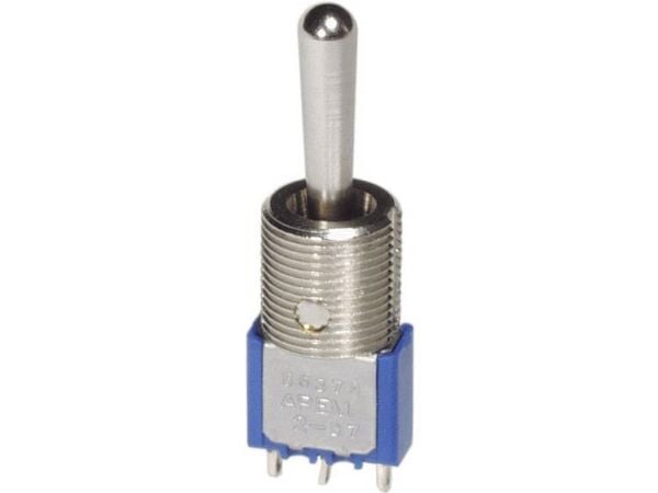 APEM 5647MA Keinukytkin 250 V/AC 3 A 2 x (On)/Off/(On) Kosketus/0/Kosketus 1 kpl