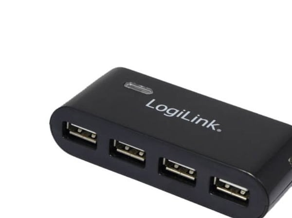 LogiLink USB 2.0 Hub 4-Port - Keskitin - 4 x USB 2.0 - pöytätietokoneet