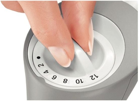 Bosch ErgoMixx MSM66120 - Håndmikser - 600 W - hvit/telegrå