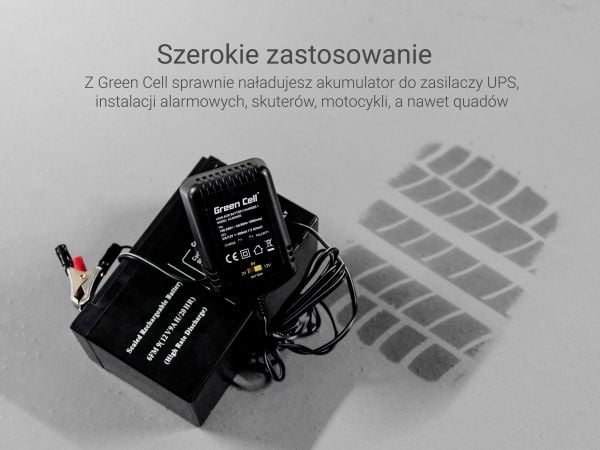 Green Cell ACAGM05, 2/6/12 V, Type C (Europlug), 0,6 A, 220-240 V, 50 Hz, Overlading