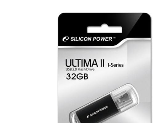 SILICON POWER Ultima II I-Series - USB-flashstasjon - 32 GB - USB 2.0 - svart