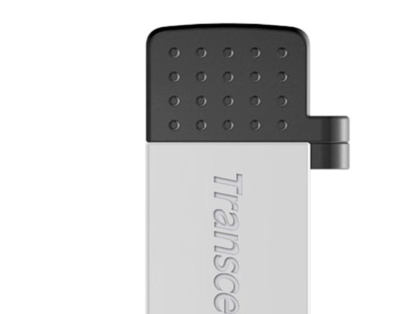 Transcend JetFlash Mobile 380 - USB-flashstasjon - 16 GB - USB 2.0 - sølv