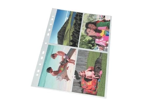 Fotofickor 10x15 cm A4 80my klar Esselte PhotoSafe - (25 st.)