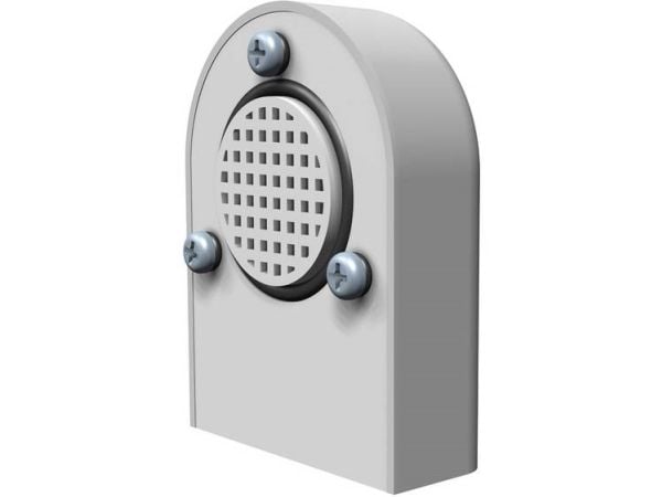 Hammond Electronics ventilasjonsventil i polykarbonat lys grå (L x B x H) 28 x 51 x 69 mm 1 stk