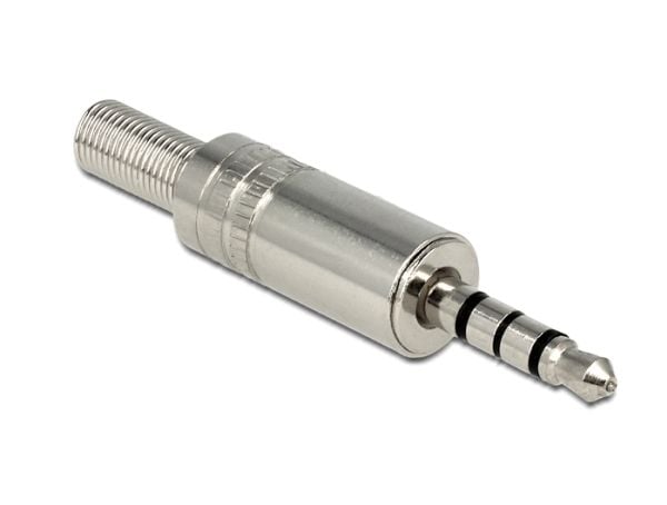 DeLOCK 65546, 3.5 mm, Hopea, Metalli