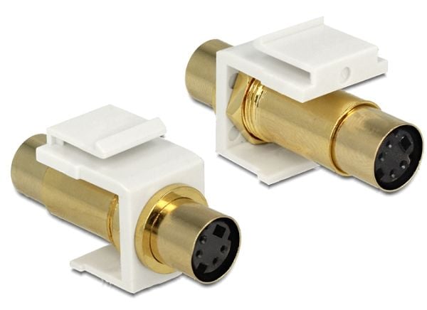 DeLOCK Keystone-moduuli - Modulaarinen insertti - 4-PIN mini-DIN-portti