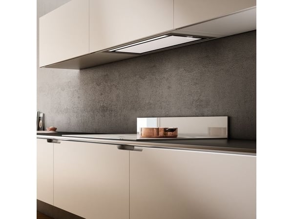 Elica Hidden IX/A/90 - Panser - hvelv - Nisje - bredde: 69.4 cm - dybde: 26.25 cm - uttrekking - rustfritt stål