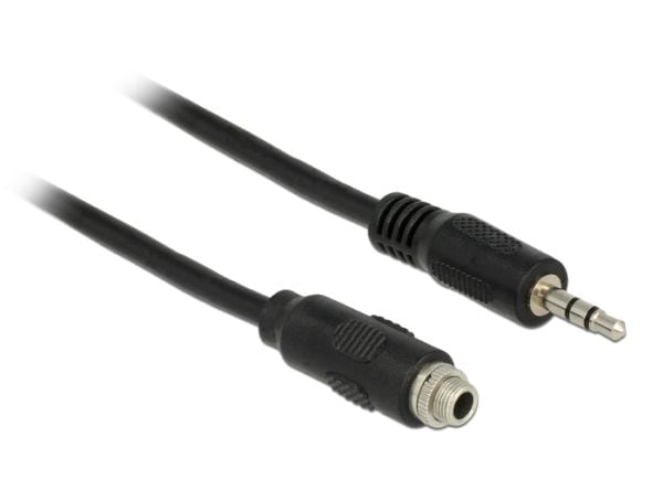 Delock - Forlængerkabel til audio - stereo mini-jackstik hun til stereo mini-jackstik han - 1 m - lajittelu