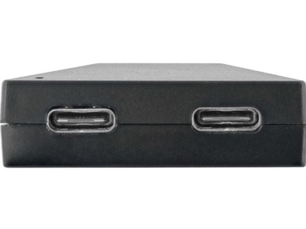 InLine 35398, USB 2.0 Type-C, USB 3.2 Gen 1 (3.1 Gen 1) Type-C, USB 3.2 Gen 2 (3.1 Gen 2) Type-A, 5000 Mbit/s, Svart, 0,3 m, AC