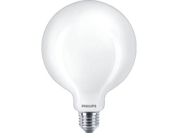 Philips - LED-filamentlyspære - form: G120 - mattslipt finish - E27 - 7 W (ekvivalent 60 W) - klasse E - varmt hvitt lys - 2700 K