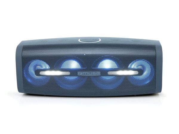 Muse M-830 DJ, 50 W, Ledning & Trådløs, 10 m, Micro-USB, Bærbar monohøyttaler, Grå