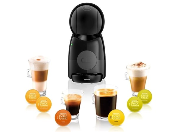 Krups Piccolo XS KP1A3, Espressokone, 0,8 L, Kahvikapseli, 1600 W, Musta