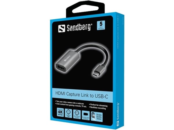 Sandberg HDMI Capture Link to USB-C