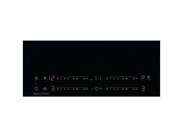 Electrolux 700 EIS62443 - Induksjonskomfyrtopp - 4 plater - Nisje - bredde: 56 cm - dybde: 49 cm - med fasettert frontkant - svart