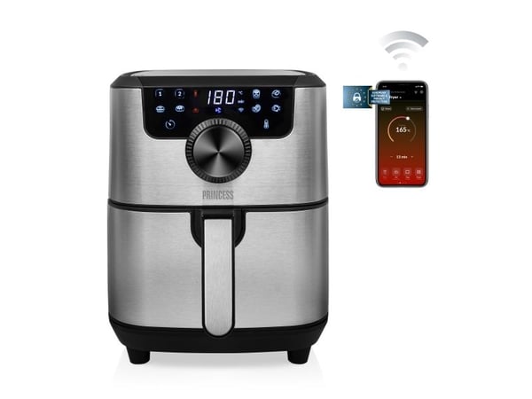 Princess 182037, Kuumakiertoilmakypsennin, 4,5 L, 1,2 kg, 80 °C, 200 °C, 7 henkilö(t)