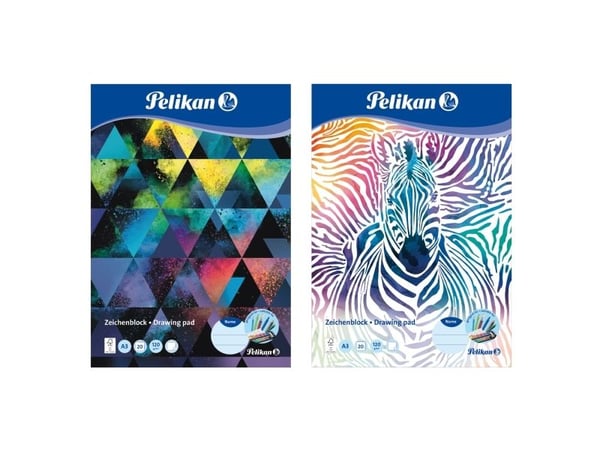 Pelikan Pelikan tegneblokk DIN A3 120g/m2 20 ark