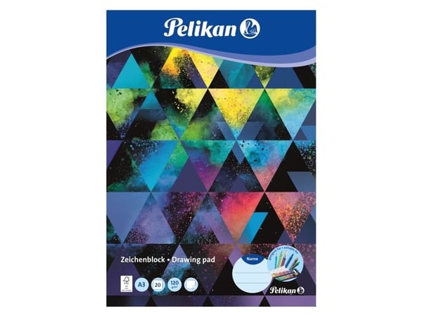 Pelikan Pelikan tegneblokk DIN A3 120g/m2 20 ark
