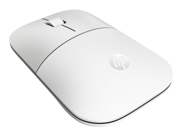 HP Z3700 - Mus - trådløs - 2.4 GHz - USB trådløs mottaker - keramisk hvit - for HP 21, 22, 24, 27; Pavilion 24, 27, 32, TP01