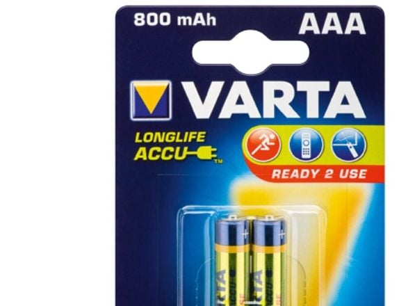 Varta Longlife 56703 - Batteri 2 x AAA - NiMH - 800 mAh (en pakke 2)