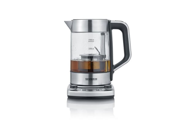 SEVERIN Professional WK 3422 - Temaskin/kjele - 1.7 liter - 3 kW - glass/brushed stainless steel/black