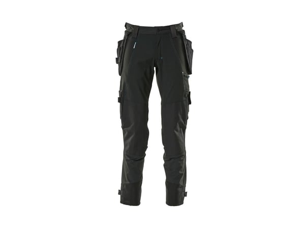 MASCOT 17031-311-09, Bukser, Alle kjønn, Sort, Elastan, Nylon, 235 g/m², 8%