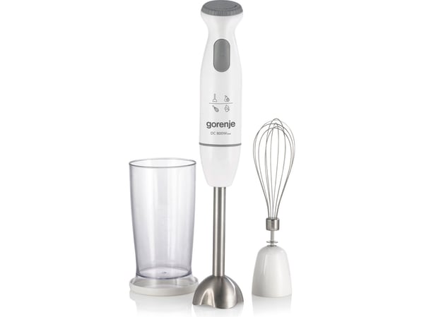 Gorenje HBC802QW, Upotettava sekoitin, 0,5 L, 1,3 m, 800 W, Valkoinen