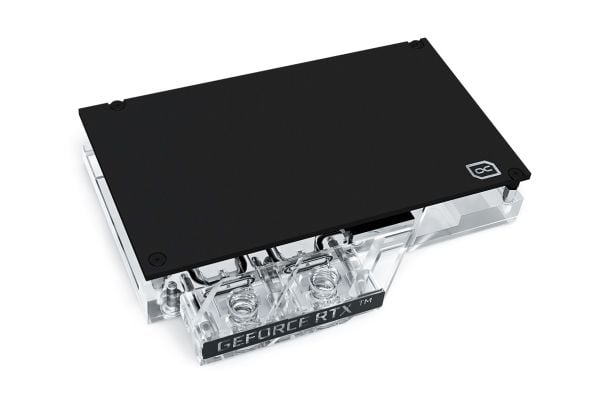 Alphacool Eisblock Aurora Acryl GPX-N, Water block + Heatsink, Akryl, Kopper, Sort, Gjennomsiktig, CE, FC, RoHS, RTX 3070 Founders Edition, 169,5 mm