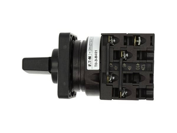 Eaton T0-3-8401/E Nokkakytkin 20 A 690 V 2 x 30 ° Harmaa, musta 1 kpl