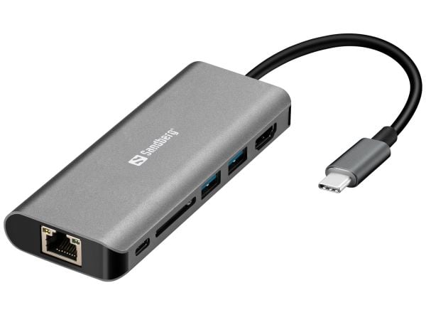 Sandberg - Telakointiasema - USB - HDMI - GigE